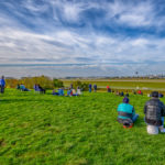 Schwaiger Hügel / Aussichtshügel an der südlichen Start- und Landebahn am Flughafen München