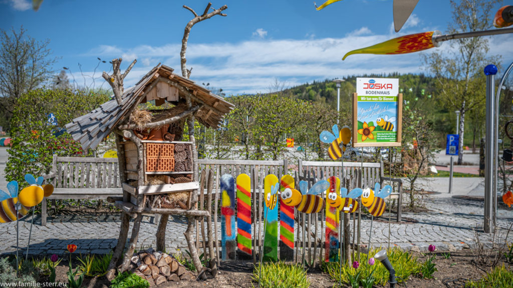 Insektenhotel bei der Joska - Glaswelt in Bodenmais