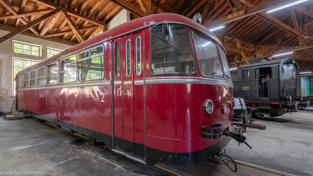 Schienenbus im Localbahnmuseum Bayerisch Eisenstein