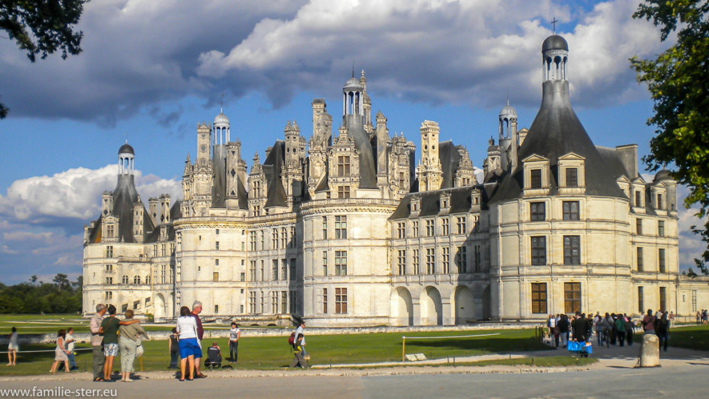 Schloß Chambord in der Nachmittagssonne