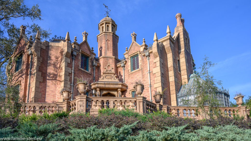 Außensnicht der Haunted Mansion im Magic Kingdom / Disneyworld / Florida