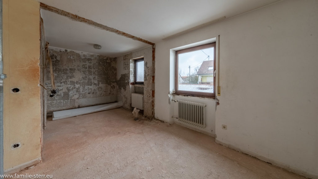 das zukünftige Arbeitszimmer