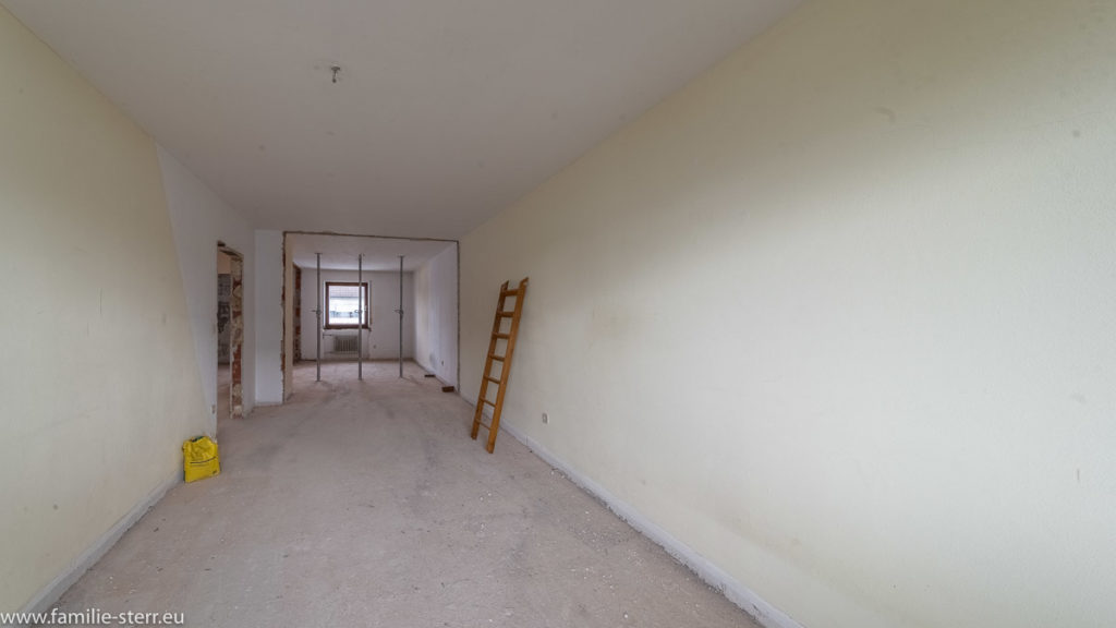 Schlafzimmer ohne Trennwand zum Arbeitszimmer