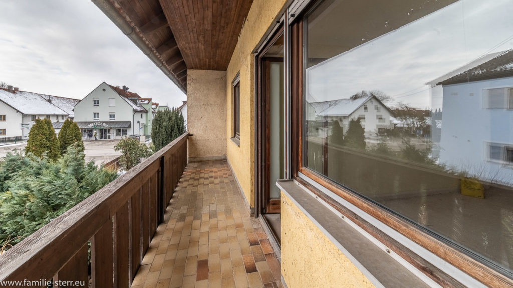 Balkon ohne Holzverkleidung