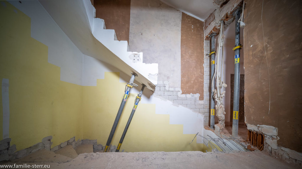 abgeschnittene Treppe