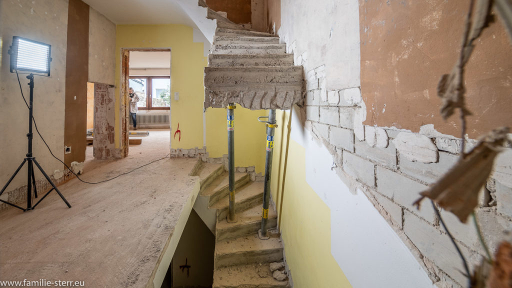 abgeschnittene Treppe