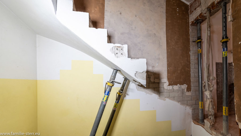 abgeschnittene Treppe