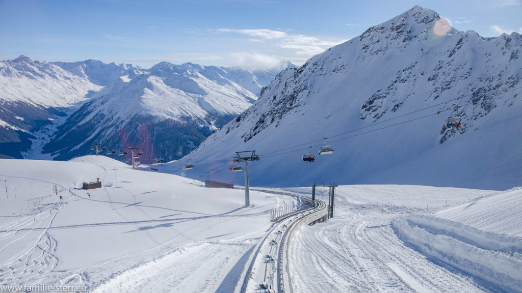 Weissfluh bei Davos im Schnee