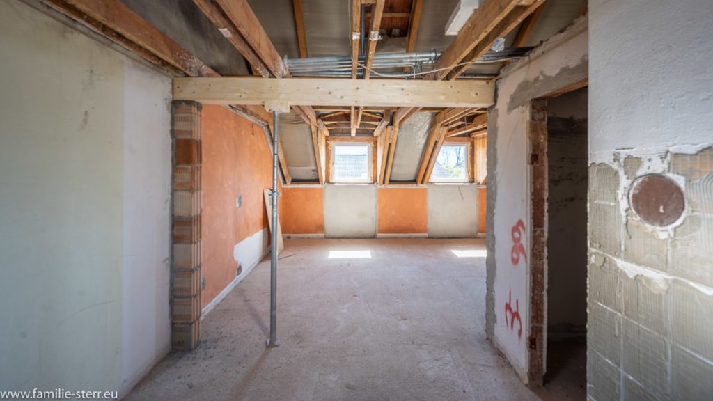 Dachgeschoss Rohbau