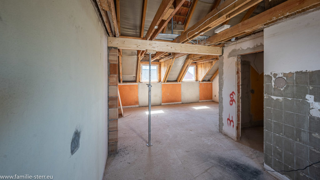 Dachgeschoss Rohbau