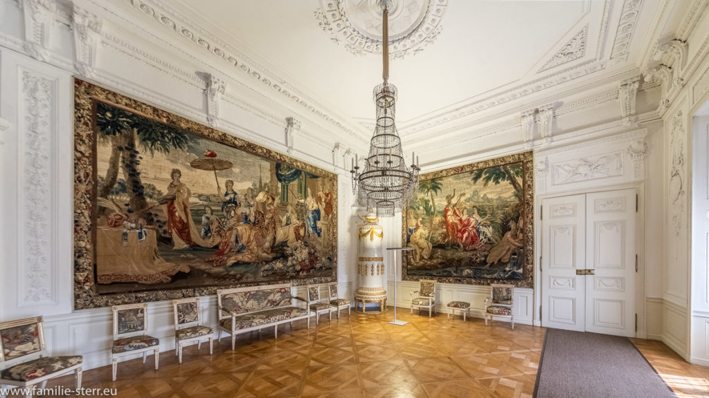 Wandteppiche im Fürstenappartement auf Schloss Ellingen