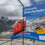 Schild an der Bergstation der historischen Gletscherbahn zur Pasterze am Großglockner