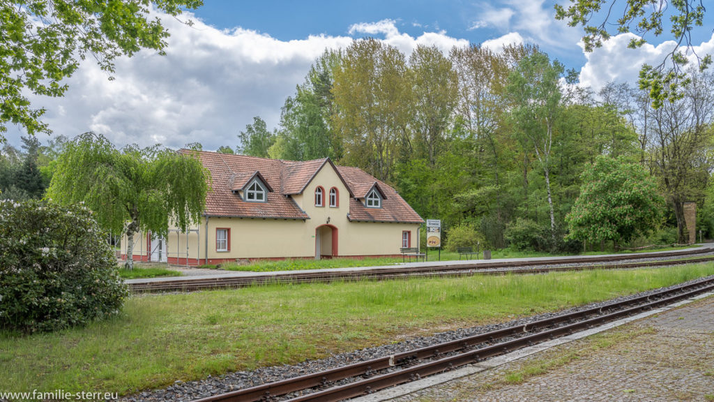 Bahnhof Kromlau der Waldeisenbahn Muskau