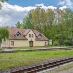 Bahnhof Kromlau der Waldeisenbahn Muskau