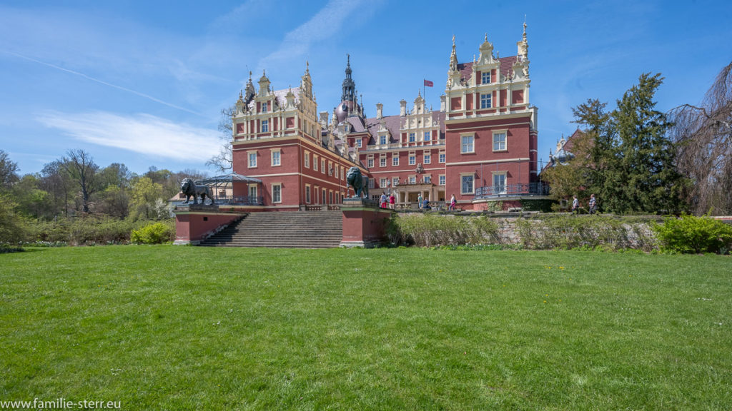 Neues Schloss im Fürst Pückler Park von Bad Muskau