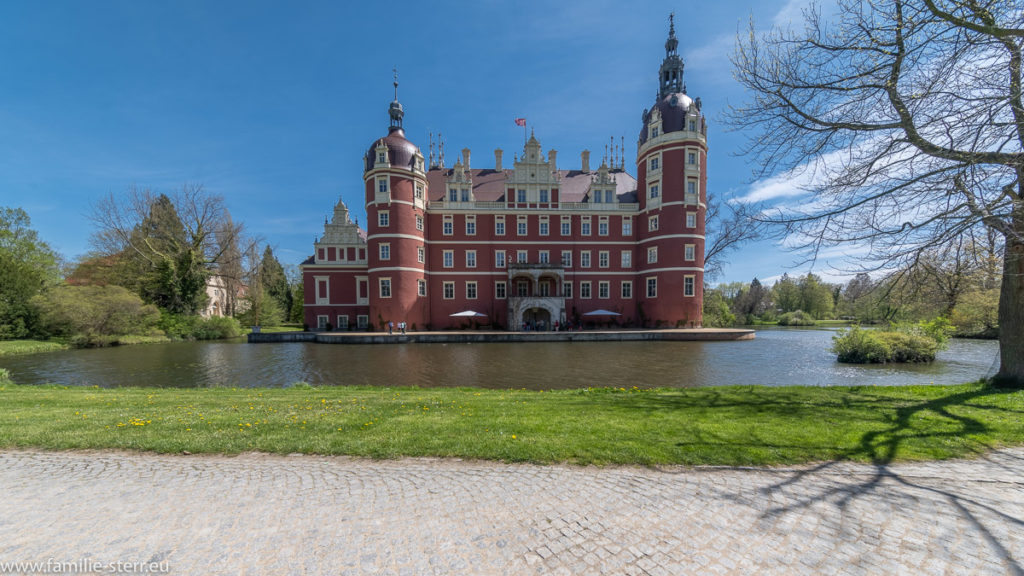 Neues Schloss im Fürst Pückler Park von Bad Muskau