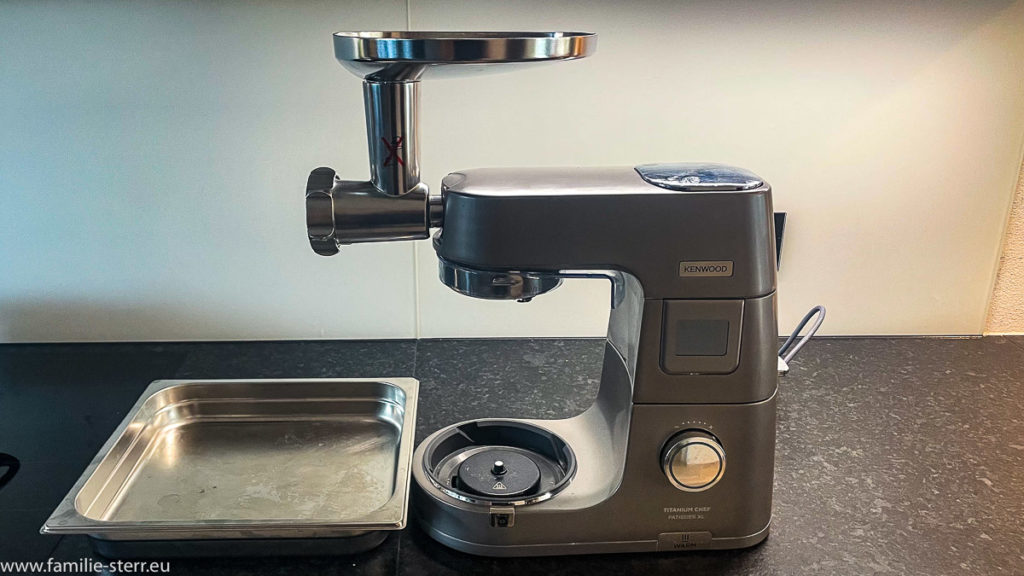 Kenwood - Küchenmaschine Chef XL mit angesetztem Fleischwolf