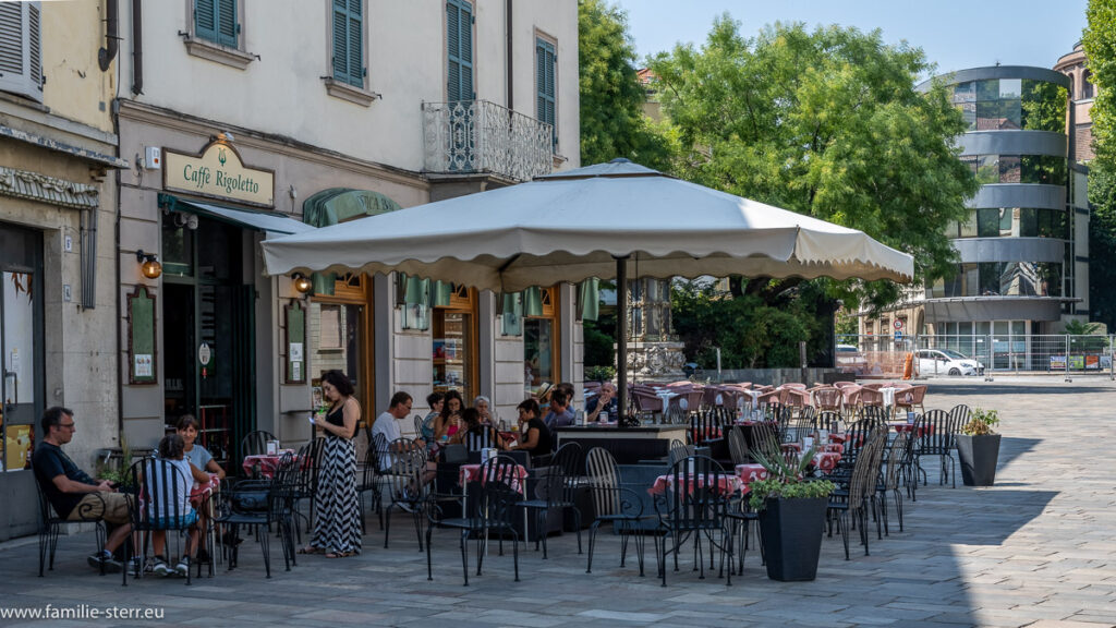 Caffe Rigoletto an der Piazza Berzieri in Salsomaggiore
