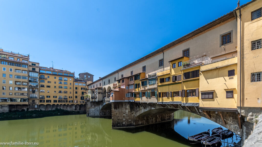 ponte Vecchio - die alte Brücke in Florenz über den Arno