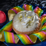 ein Kokos - Krapfen der Bäekerei Neulinger aus München