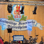Wandplakat in der Festhalle zum Sommerfest 2025 der Feuerwehr in Dietersheim