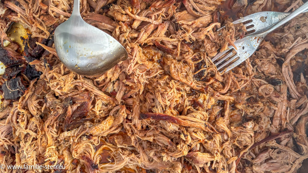 Pulled Pork bei Astrids Geburtstagsparty