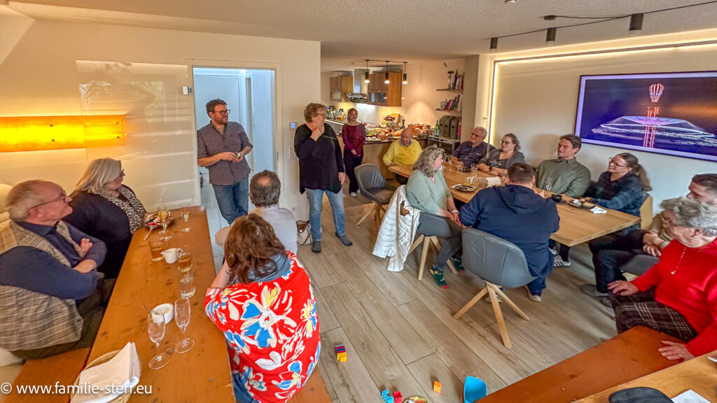 während Astrids Geburtstagsparty