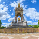 Albert Memorial am Rand des Hyde Park in London